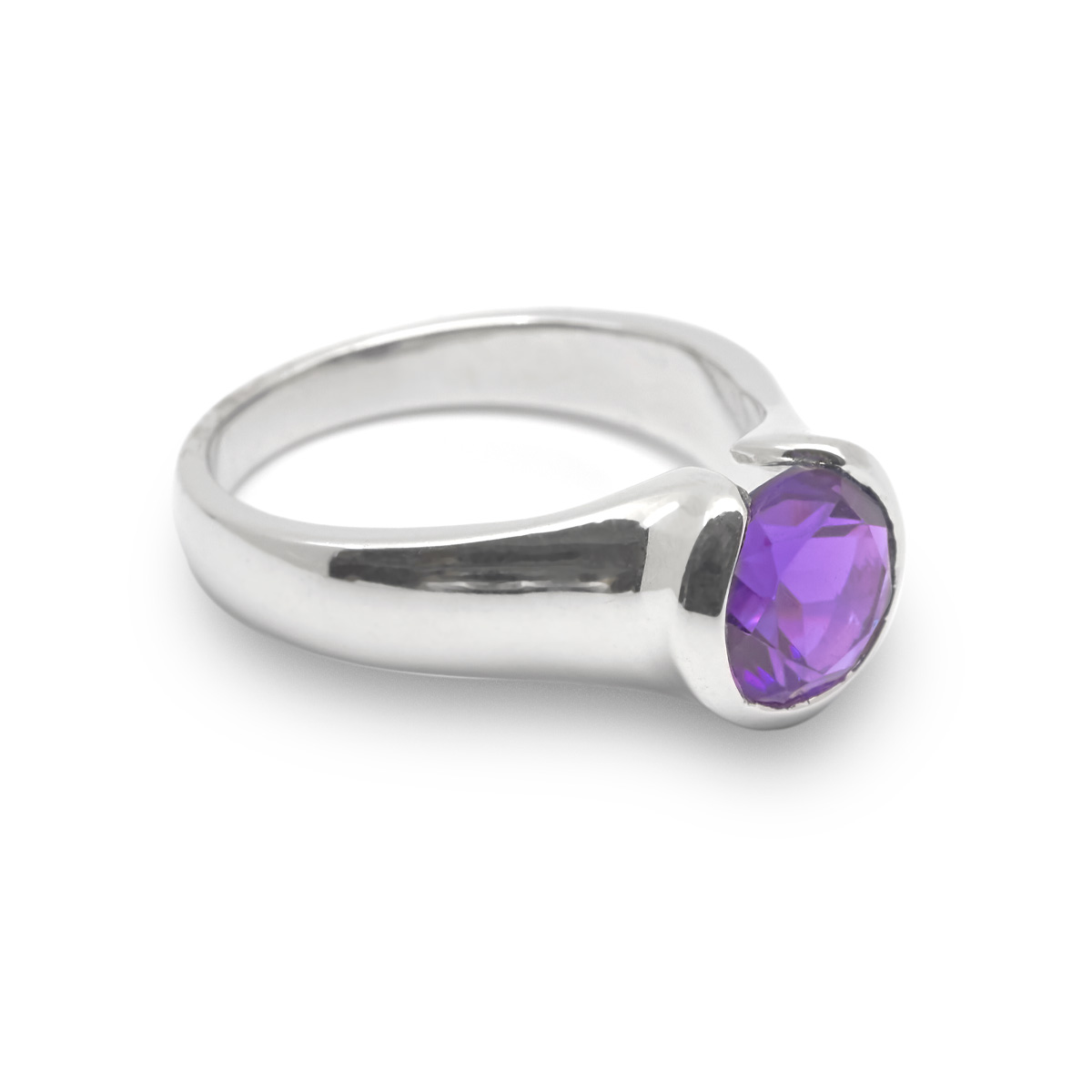 Bague amethyste argent Sania